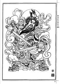 门神秦叔宝尉迟恭