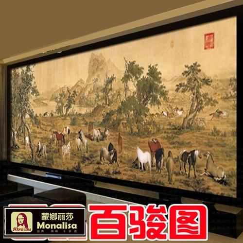 十字绣百骏图全图_百寿图十字绣包邮_十字绣百寿图