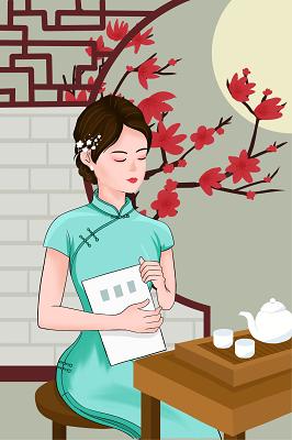 民国风插画