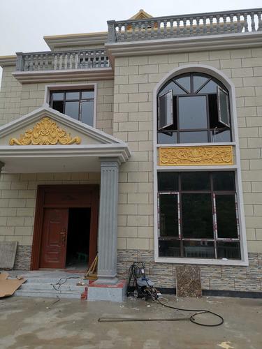 雅欧腾美别墅外墙装饰浮雕泡沫浮雕欧式别墅外墙装饰门头三角形山花