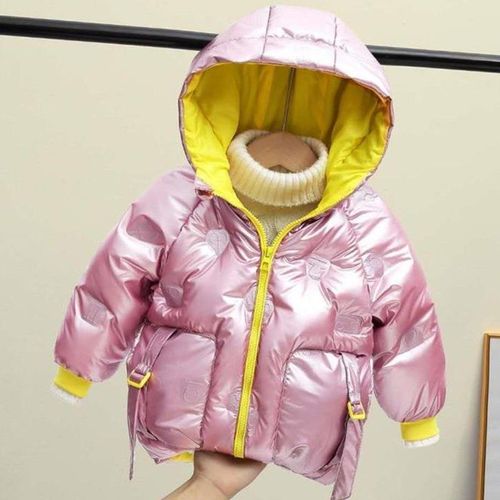 新款潮范儿童羽绒服男女宝宝冬装防水防污保暖羽绒服