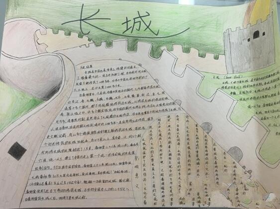 景点手抄报图片大全