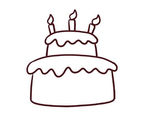 今天就为大家分享简笔画生日蛋糕的画法,感兴趣的小画家赶紧来临摹吧