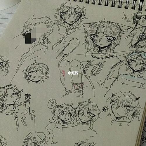 手绘/人物设定/人设/摸鱼/qq头_手绘_文化_绘画