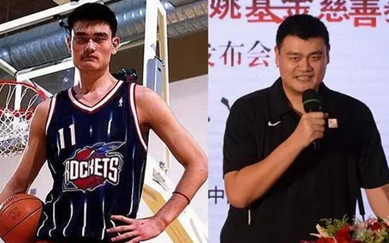 球星退役前后体型对比姚明巴克利胖成球