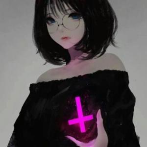 黑暗女头像动漫