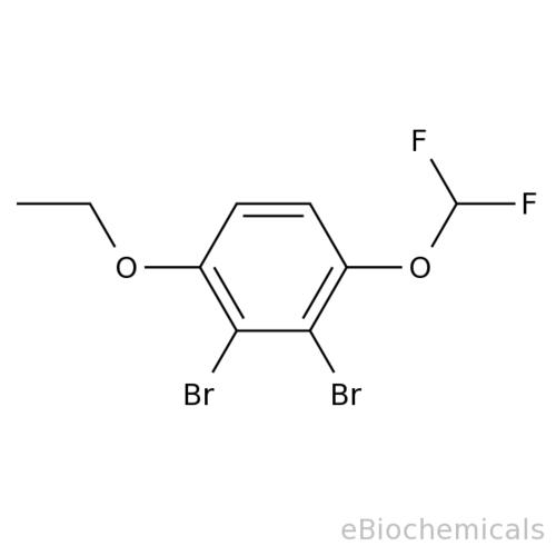 1,2-dibromo-3-difluoromethoxy-6-ethoxybenzene