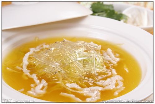 龙井鸡丝汤