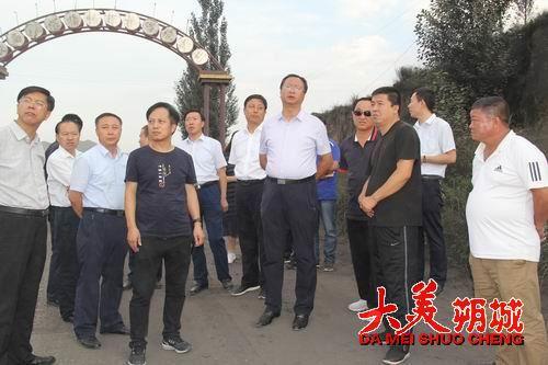 张立新庞明明调研朔城区环保督办项目