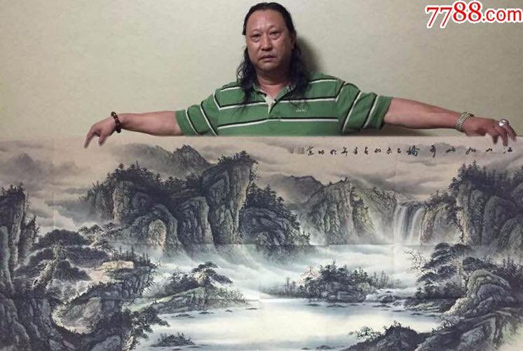 著名画家周卡墨宇著名山水画国家级书画师