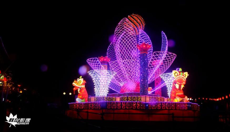 【塔子山灯会昨晚亮灯】-成都论坛-zol中关村在线