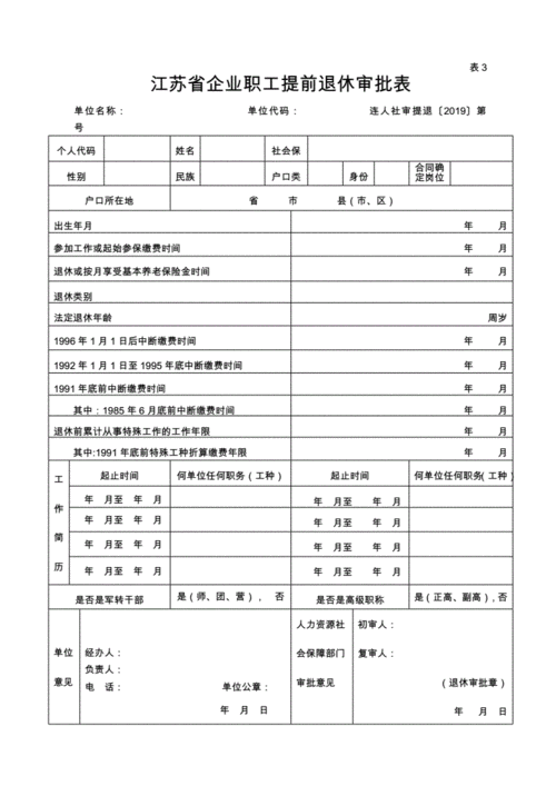 江苏省企业职工提前退休审批表.doc 2页