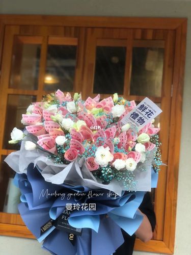 有钱花花束05男士花束/送给男友爸爸领导_花束_男朋友_花店_有钱花