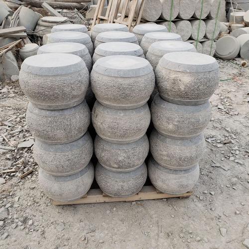 供应青石仿古石雕柱墩 青石仿古门墩 批发区建筑柱础石大理石柱顶