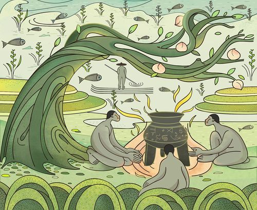 《良渚文化》系列插图