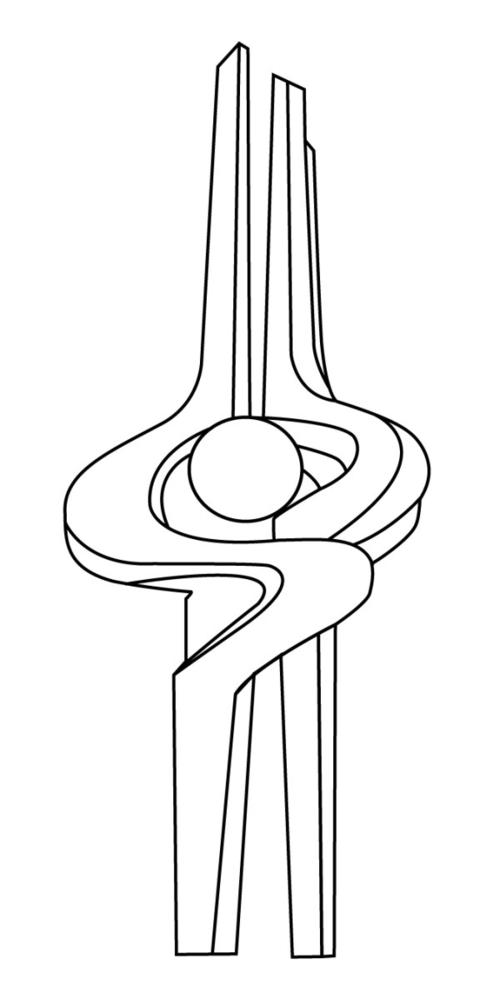 线描泉标矢量图 ai