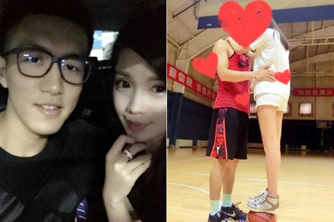 郭艾伦和女友甜蜜合照