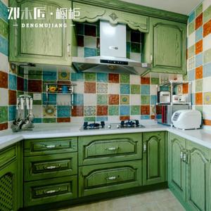 厨房整体橱柜地中海