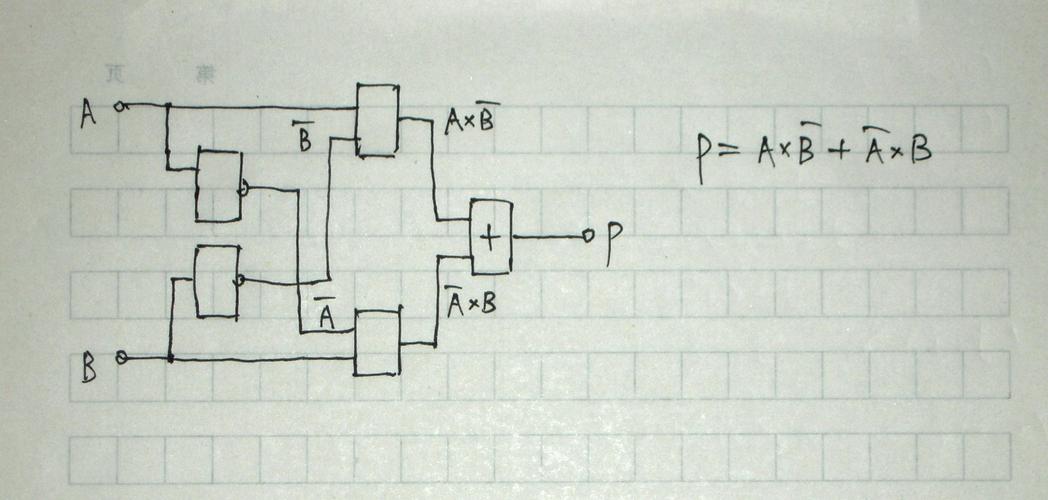 异或门的等效电路图是怎样的 急求啊!拜托大神了