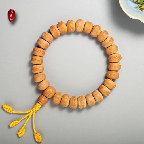 尼泊尔高山精工凤眼菩提子手串藏式手持精选佛头高密度菩提籽包邮