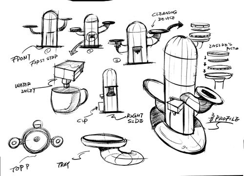 "多喝热水"饮水机设计