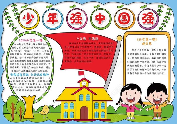 少年强中国强爱祖国主题手抄报