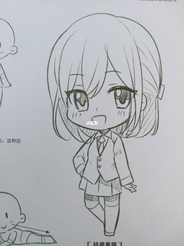 临摹q版漫画插画_临摹_漫画_插画_铅笔画_铅笔画临摹