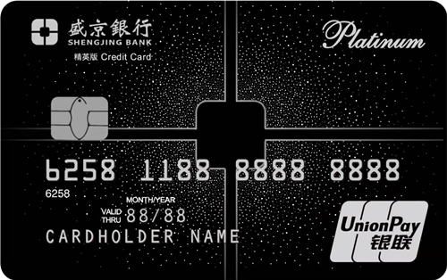 首页 信用卡中心 信用卡介绍 盛京银行信用卡 盛京银行臻至白金信用卡