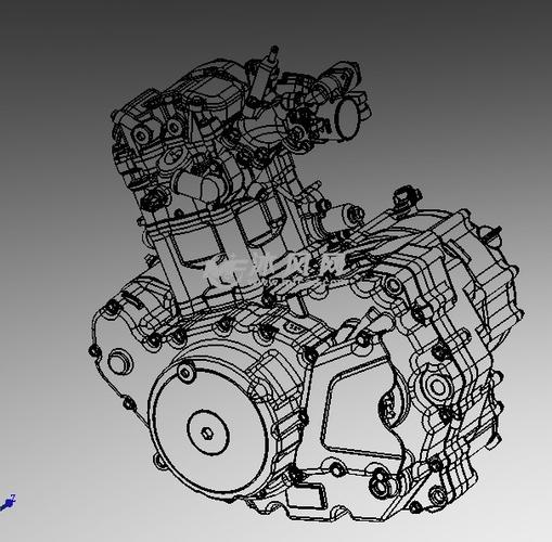 单缸水冷600cc摩托车发动机 - 动力系统图纸 - 沐风网