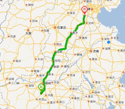 禹州离河北大成有多少公里