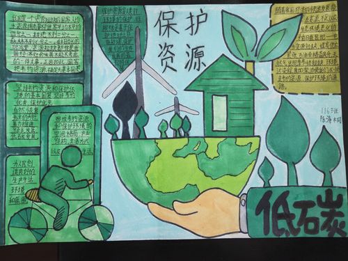 昭通一中凤池分校初二年级地理"珍惜,保护和节约自然资源"手抄报竞赛