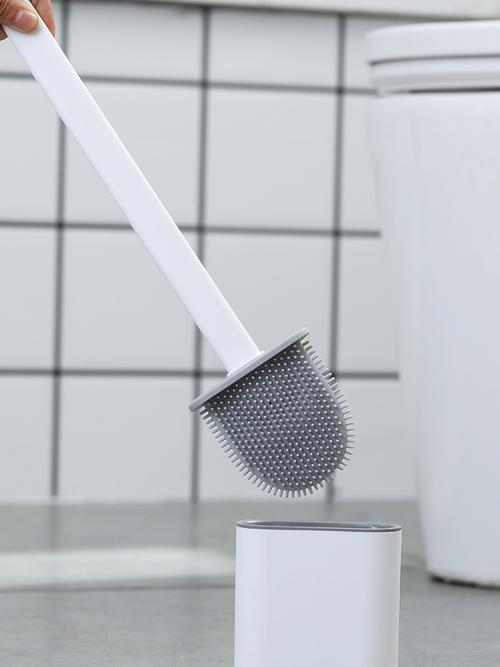 日本spsauce硅胶马桶刷无死角家用卫生间洗厕所挂墙式创意带盖