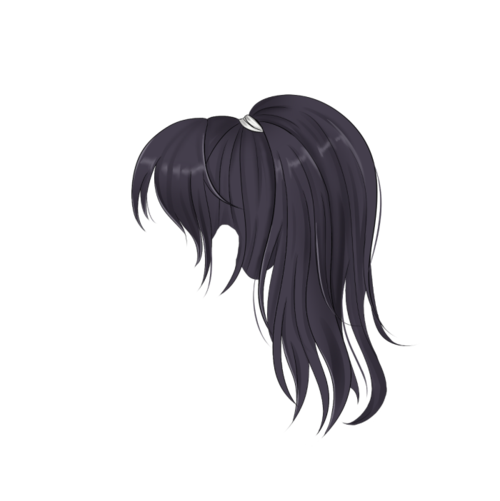 【触漫专用】素材 侧脸发型 男 古风 免扣 素材来自上善三千大又圆