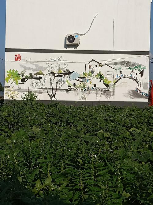 1/ 12 建设美丽乡村,特色乡镇彩绘文化墙