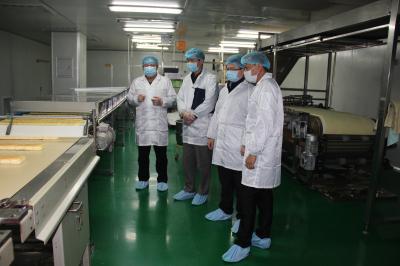 李副市长对参加江南大学产学研活动的食品企业