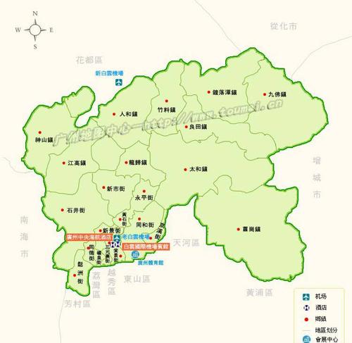 白云区地图一全图,白云区地图一高清版下载 - 8264.