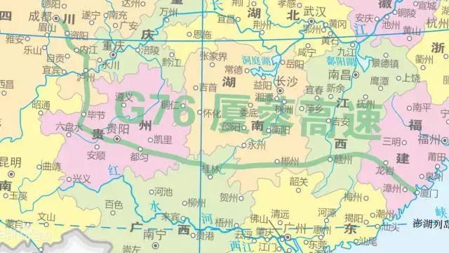 路线上,虽然只串联了四川,贵州,广西3省.