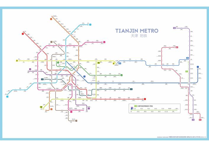 天津2020城市轨道交通规划图