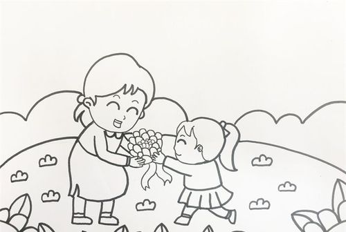 母亲节送给妈妈的画怎么画,母亲节孩子送妈妈的画