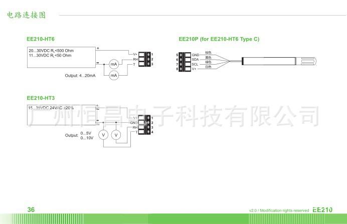 原装进口奥地利益加义e e ee210温湿度变送器 温湿度传感器