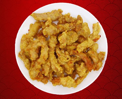 5折 山东淄博特产博山干炸肉五香手工传统里脊肉瘦肉500g