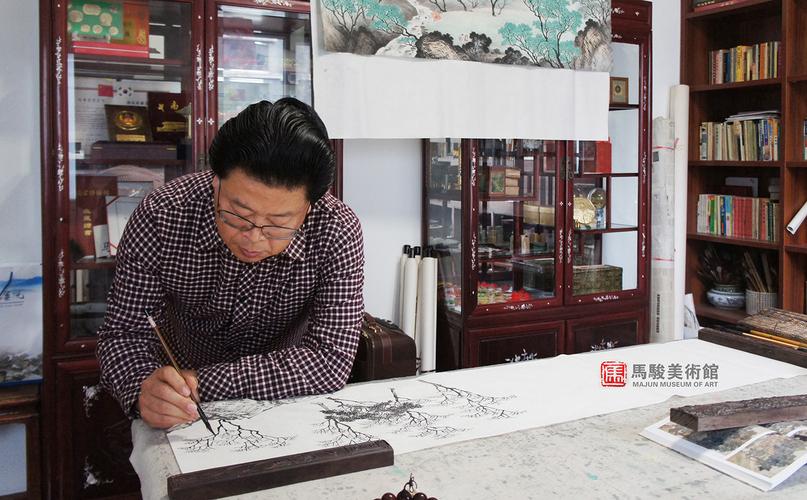 马骏 细笔山水典雅秀润