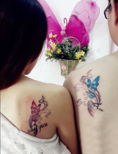 情侣纹身图案小刺青