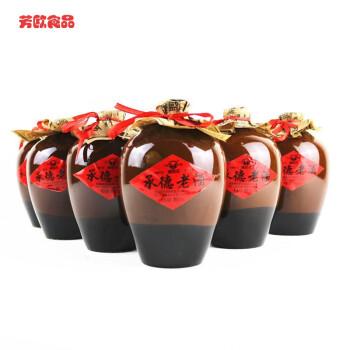 5折承德老酒承德特产白酒承德老酒老坛装42度450mlx6坛浓香型粮食酒6