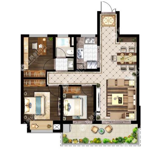 晋宁吾悦广场户型图