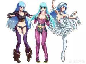 库拉 拳皇kof 2000 冰女 手办 gk 白模