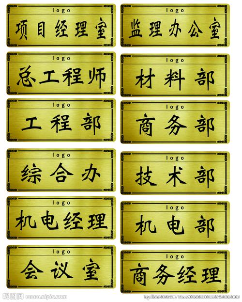 建筑工地门牌设计图__广告设计_广告设计_设计图库_昵