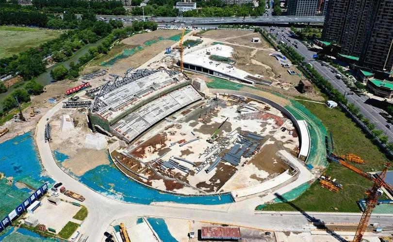 大运河亚运公园新进展!两大赛场最新霸气航拍!计划明年3月竣工