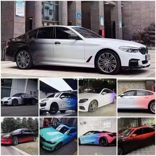 定制渐变膜汽车改色膜是不是很炫,很酷_爱车_汽车改色