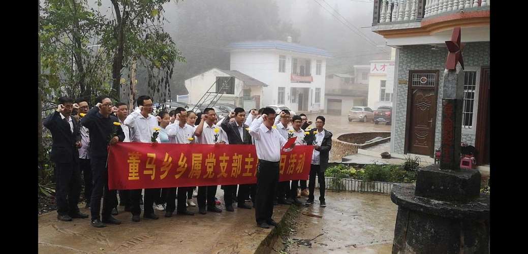 "知来路,守初心"——董马乡乡属党支部主题党日活动